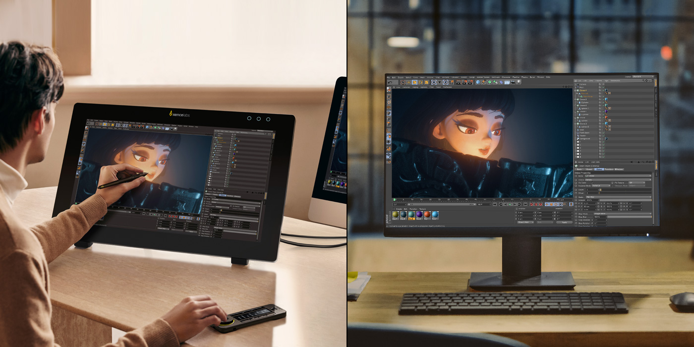 Pen Display 24+ supports HP Anyware® and Parsec for seamless remote creative workflows