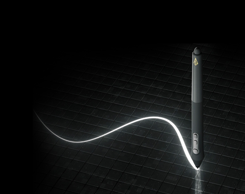 Finely tuned pressure curve for precise pen control