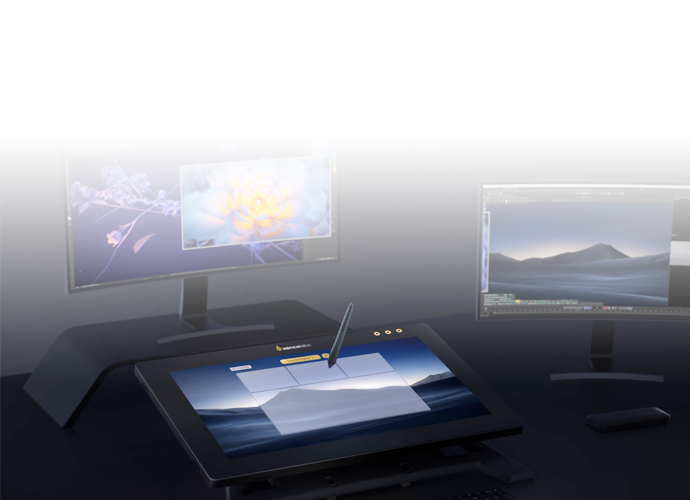 Virtual Tablet Mode™ for multi-screen pen use